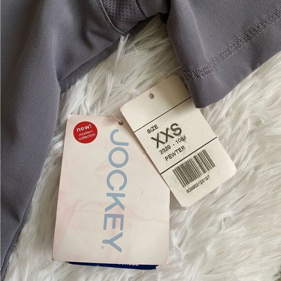 Jockey Modern Fit Scrub Top Stretch Gray New Womens Size XXS - Picture 9 of 11